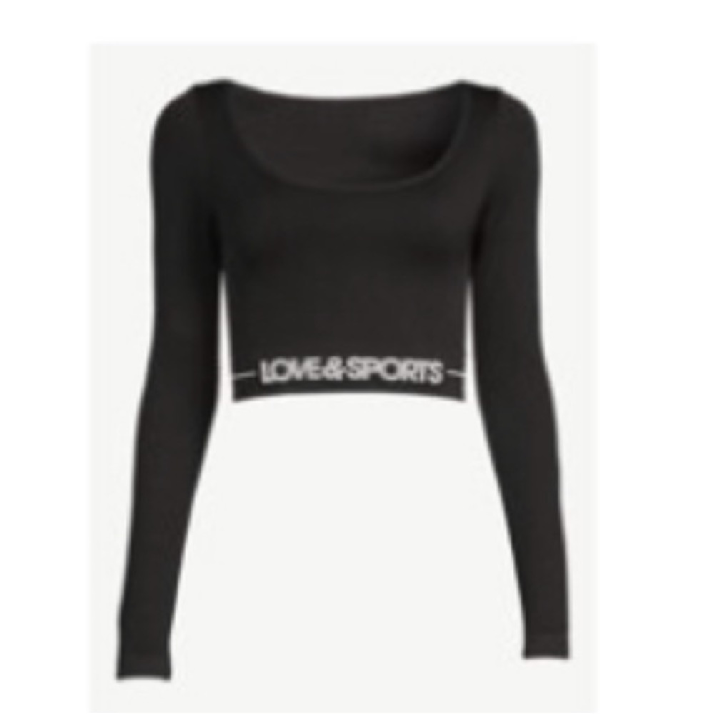 Fitted Cropped Longsleeve Tee